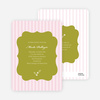 Baby Pin Shower Invitation - Dark Grape