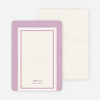 Baby Ticket Matching Thank You Cards - Lavender