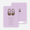 Baby’s Got a New Pair of Shoes Baby Shower Invitations - Wisteria
