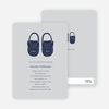 Baby’s Got a New Pair of Shoes Baby Shower Invitations - Light Silver