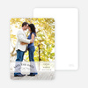 Banner Announcement Save the Date Photo Cards - White