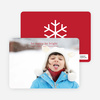 be merry, be bright – text and photo card - Raspberry