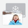be merry, be bright – text and photo card - White
