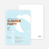 Beach Ball Summer Party Invitations - Glacier