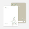 Bird Branch Personalized Stationery - Pine