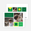 Blocks and Picks Holiday Photo Cards - Forest Green