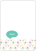 Notecards for the ‘Birdie Baby Announcements’ cards. - Aqua