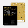 Bold New Year’s Eve Party Invitations - Charcoal