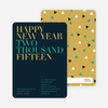 Bold New Year’s Eve Party Invitations - Slate Blue
