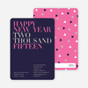 Bold New Year’s Eve Party Invitations - Plum