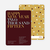 Bold New Year’s Eve Party Invitations - Sangria