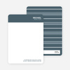 Bold Type Named Stationery - Cool Gray