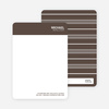 Bold Type Named Stationery - Espresso