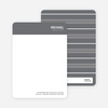Bold Type Named Stationery - Charcoal