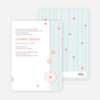 Bridal Tea Shower Invitations - Blue