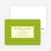 Bright and Bold Summer Celebration Invitations - Lime