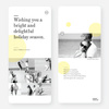 Bright and Delightful Holiday Cards - Yellow