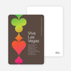 Casino Night Viva Las Vegas Party Invitations - Turkish Coffee