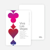 Casino Night Viva Las Vegas Party Invitations - White