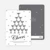 Cheers to the New Year New Year’s Party Invitations - White