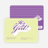 Chic 3D Graffiti Baby Shower Invitations - Lemonade