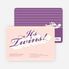 Chic 3D Graffiti Baby Shower Invitations - Pink Print