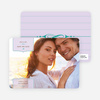 Chic and Modern Save the Date Cards - Pale Wisteria
