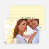 Chic and Modern Save the Date Cards - Vanilla