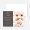 Christmas and Holiday Baptism Invitation - Light Yellow