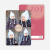 Christmas Icons Mt Rushmore Christmas Cards - Pink