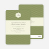 Classic Hexagon Party Invitations - Bamboo