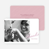 Classic Photo Thank You Cards - Pink