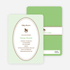 Classic Rocking Horse Baby Shower Invitation - Paper Culture Green