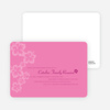Classic Summer Flower Party Invitations - Shocking Pink