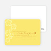 Classic Summer Flower Party Invitations - Sun Yellow