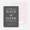 Classic Type Save the Date Cards - Toupee