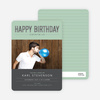 Cocktail Themed Birthday Party Invitations - Green