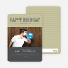 Cocktail Themed Birthday Party Invitations - Yellow