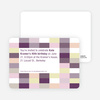 Color Blocks Party Invitations - Grape