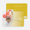 Color Focus Photo Birthday Party Invitations - Marmalade