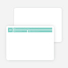 Colored Blocks Personal Stationery - Teal