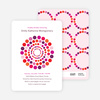Colorful Dots Baby Shower Invitations - Fuchsia