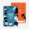 Costume Party Halloween Invites - Azure
