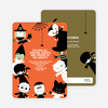 Costume Party Halloween Invites - Orange