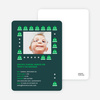 Creepy Creatures Photo Birthday Invitation - Forest Green
