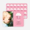 Cupcake Birthday Party Photo Invitation - Bubble Gum Pink