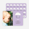 Cupcake Birthday Party Photo Invitation - Lavender