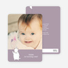 Dale (not Snoopy or Pluto) the Dog Themed Photo Birthday Party Invitation - Light Eggplant