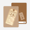 Destination Wedding Save the Date Cards - Bronze