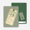 Destination Wedding Save the Date Cards - Forest Green